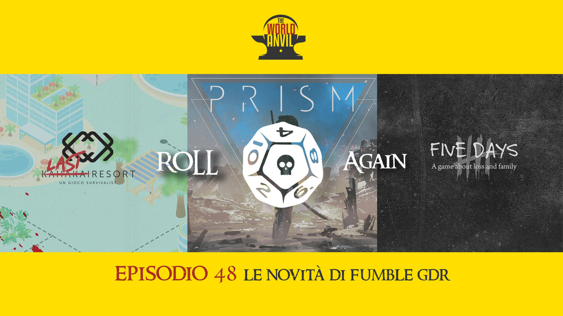 Roll Again 48: Le novità di Fumble GdR 🇮🇹